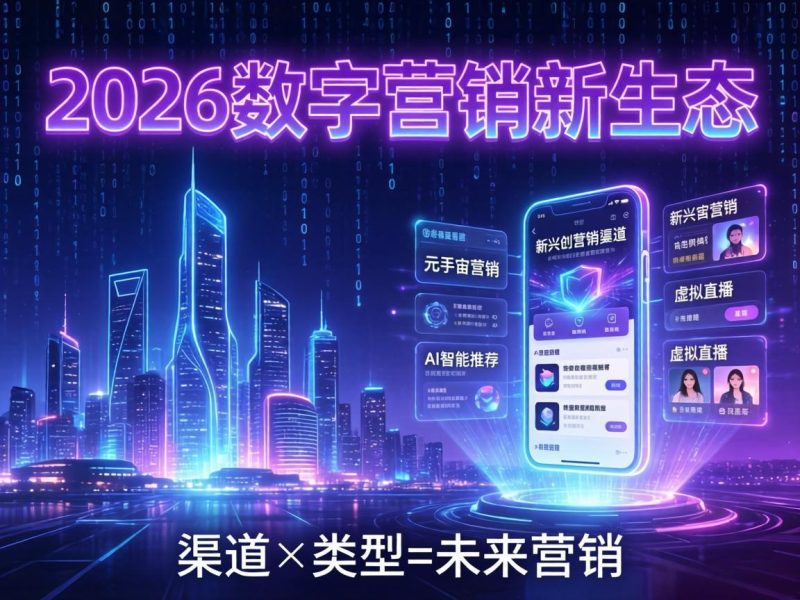 2026年数字营销的渠路和类型有哪些？？？？？附免费进建资源插图