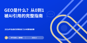 72幼时从0到被AI引用：2026年GEO落地齐全指南缩略图